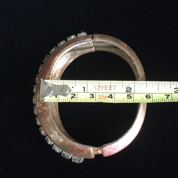 Chunky Cuff Hinged Bangle Bracelet - Picture 12 of 12